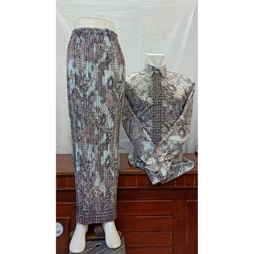 TERBARU SET BATIK COUPLE / SET KEMEJA ROK BATIK COUPLE / SET SARIMBIT BATIKJADI