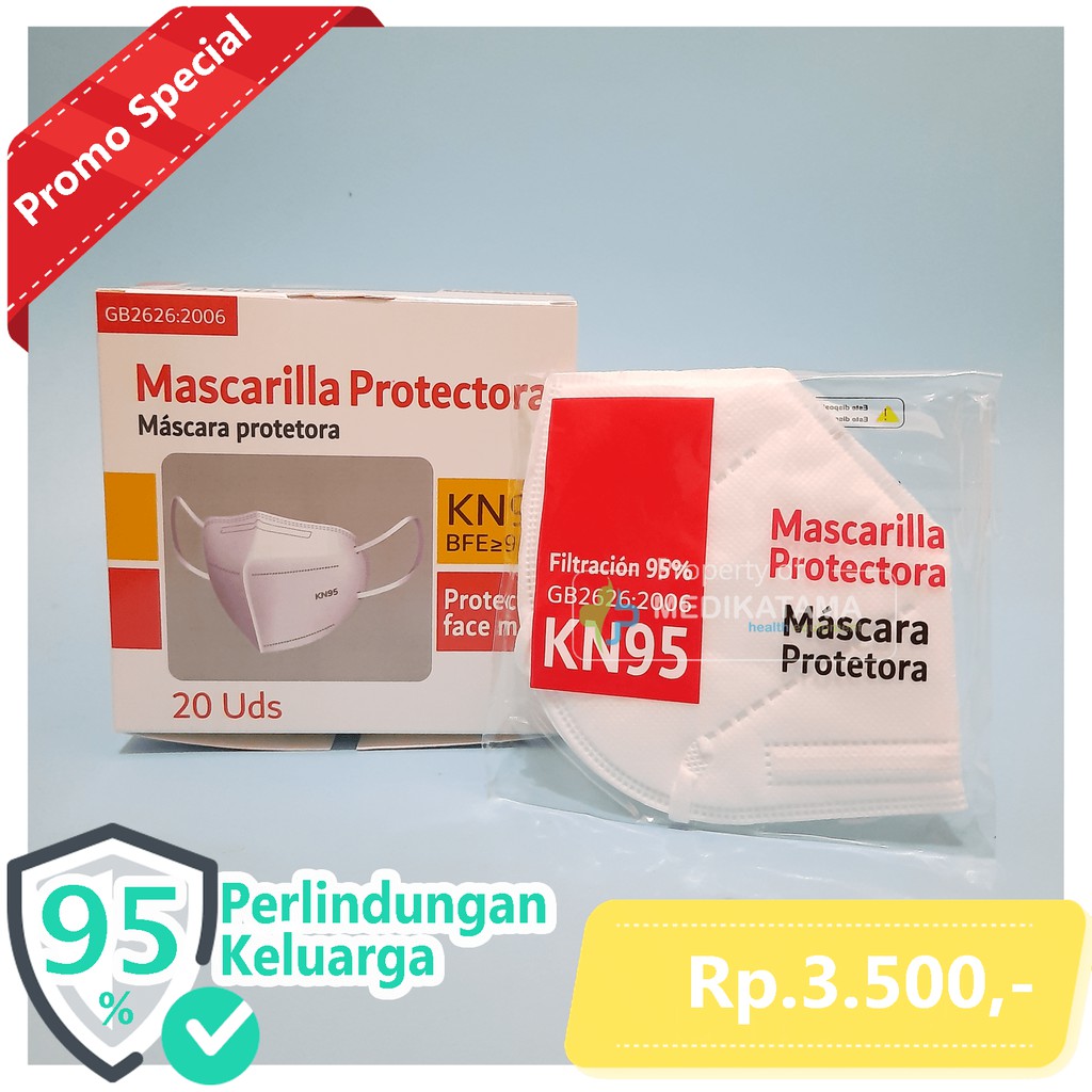 Jual Masker KN95 Medis Surgical Earloop 5ply | Shopee Indonesia