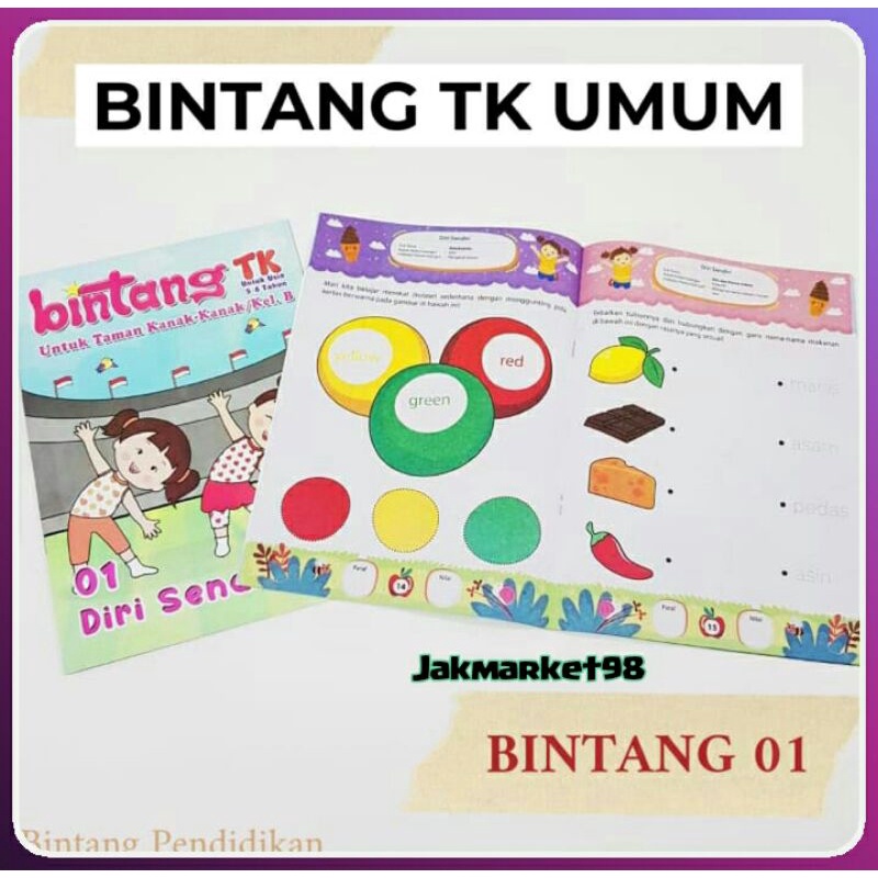 Buku / Majalah Tk Paud Bintang Pendidikan Kelompok B