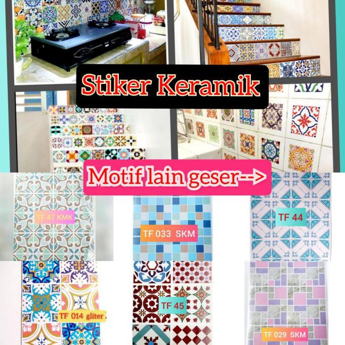 Menakjubkan Tf 029 - Tf 046 Sticker Tegel Keramik Stiker Tegel Lantai Dapur - Tf 044 Sale
