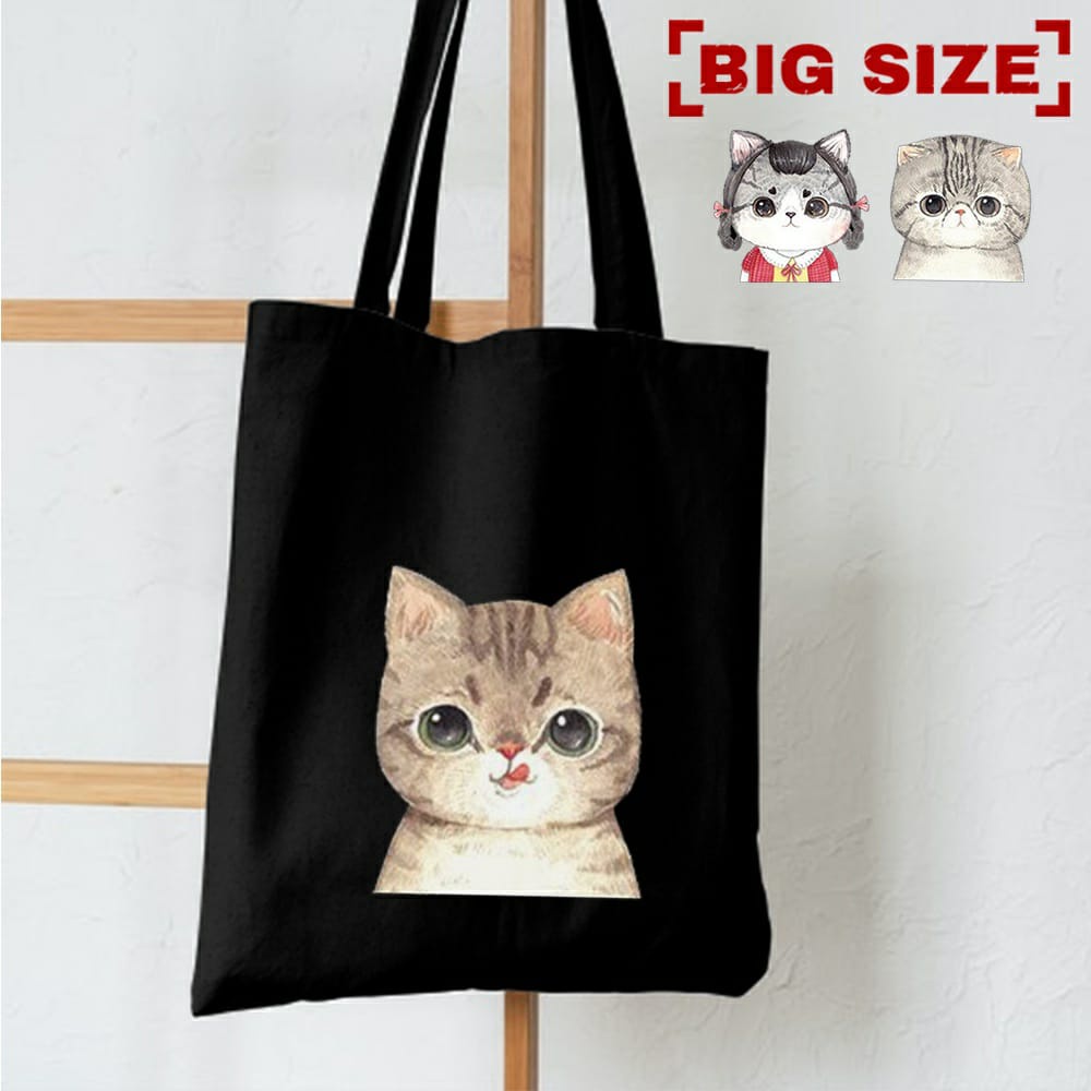 TERLARIS 4.4 [RESLETING] CAT TOTEBAG KANVAS | TOTEBAG SEMI KANVAS | TOTEBAG KULIT | TOTEBAG RESLETIN