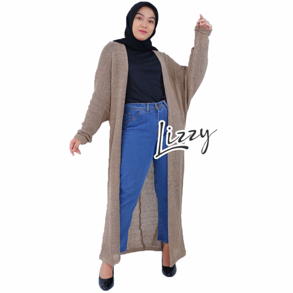 Lizzy - LONG CARDIGAN BATWING PREMIUM