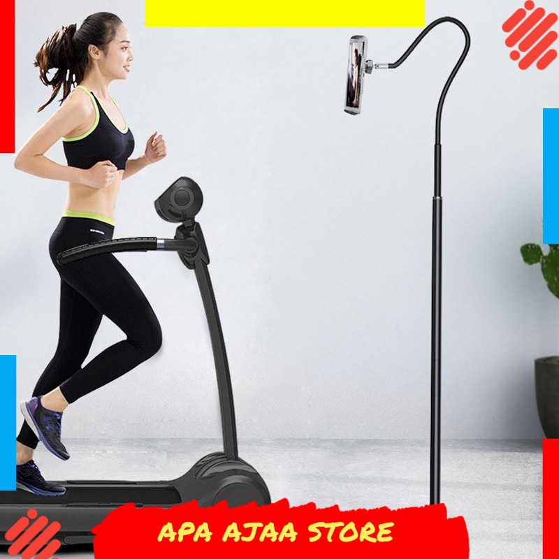 Best Seller ! Karwen Floor Stand Dudukan Smartphone iPad Telescopic Rotating - GH027