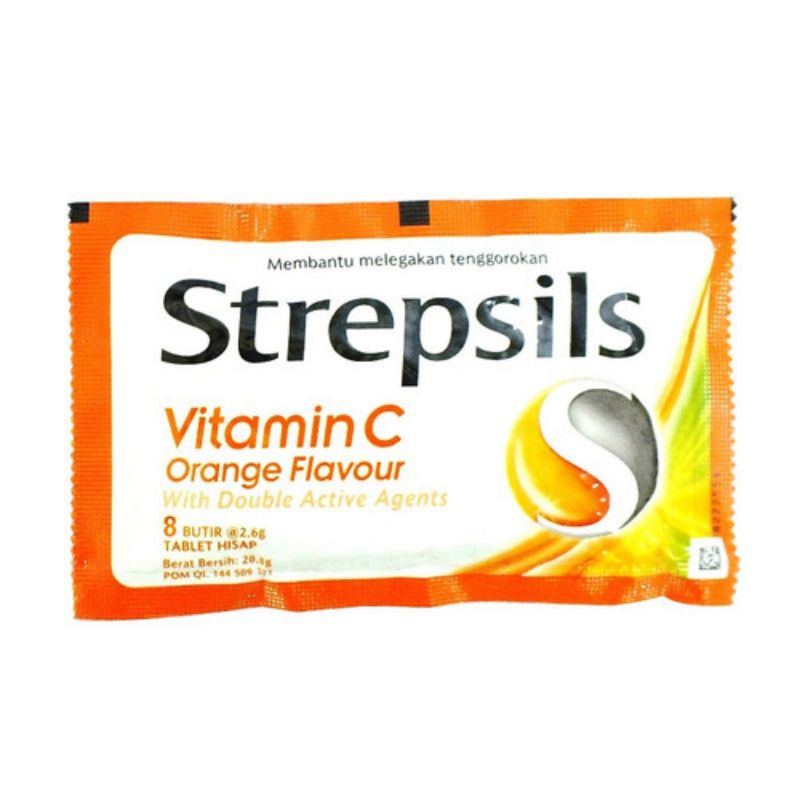 

STREPSILS PELEGA TENGGOROKAN/UNTUK RADANG/Isi 8butir