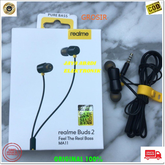 J115 REALME HANDSFREE HEADPHONE EARBUD EARPHONE HEADPHONE MUSIK CALL AUDIO SUPER BASS HEADSET PRO EARPHONE BUDS DOBEL BAS DUAL BASS EARPHONE HF HANDSFREE MIC KABEL UNIVERSAL MULTI BISA KESEGALA GADGET TAB ATAU PC JACK AUDIO 3,5MM TERDAPAT PENGATUR VOL