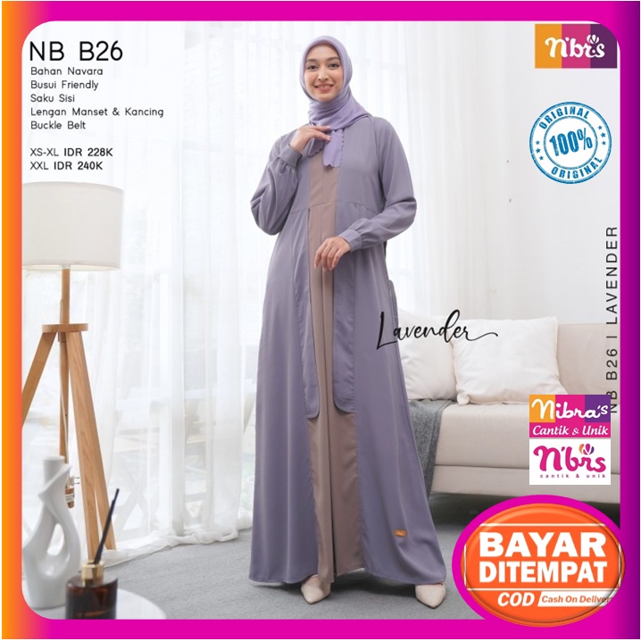 Gamis Nibras Promo Gamis Nibras Terbaru 2022 Baju Dress Dres Wanita Dewasa Muslim Syari Busui Bahan 