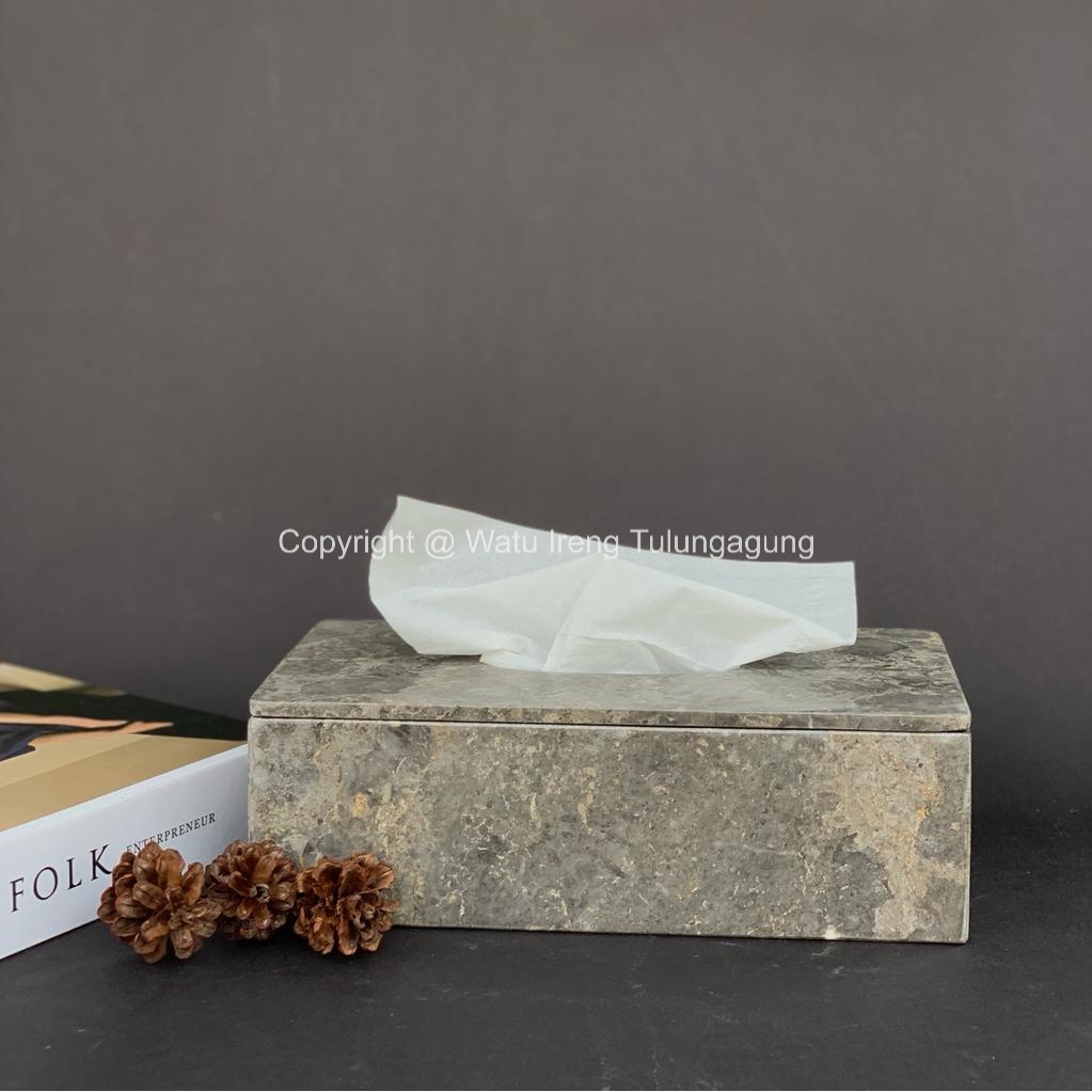 TEMPAT TISU TISSUE MARMER KOTAK TISU MARMER TISSUE BOX/ MARBLE HANDCRAFT