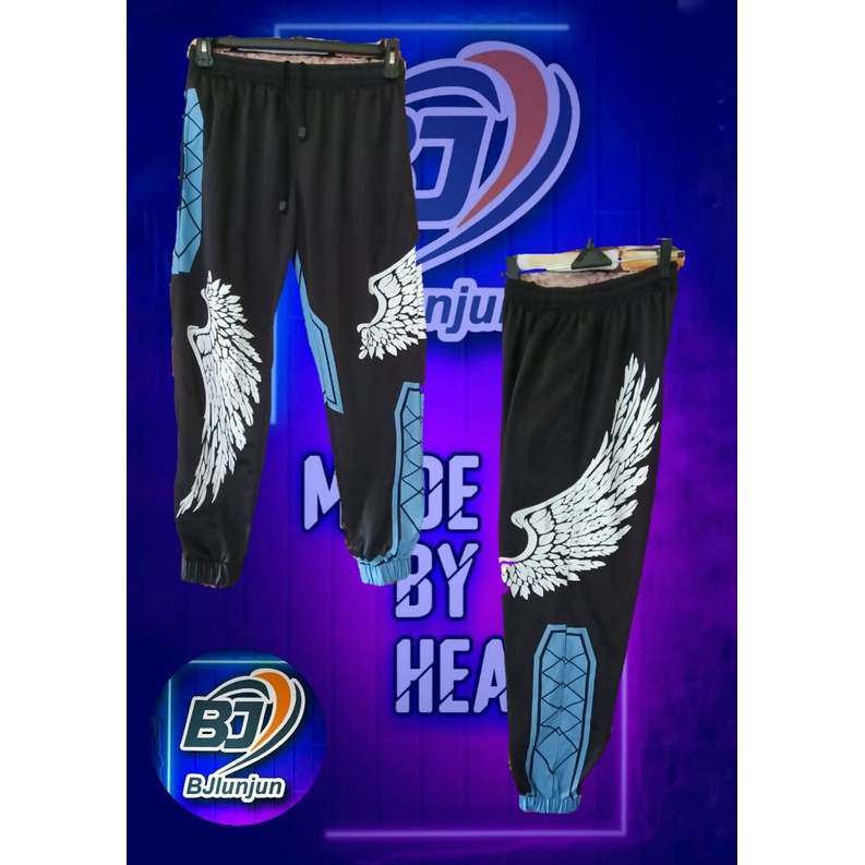 #PROMO 12 .12 DISKON 11% Celana Gaming Free FIre FF 103Celana Gaming Free FIre Heroic Angel Celana G