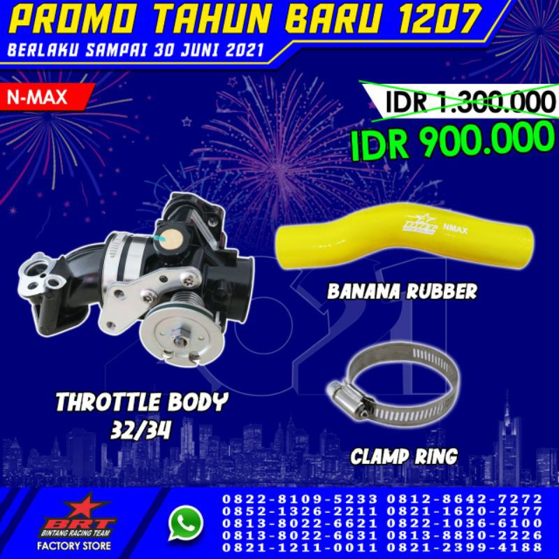 TB THROTTLE BODY BRT NMAX PLUS VELOCITY