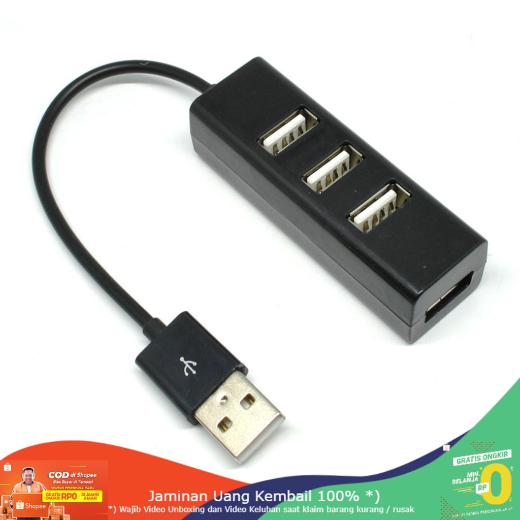 (BISA COD) RVOSTR EASYIDEA Portable USB Hub 4 Port - HB3004