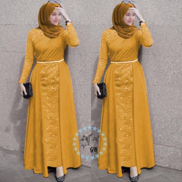 GAMIS MAXY LAKSHANA / BEST SELLER / ASLI CANTIK