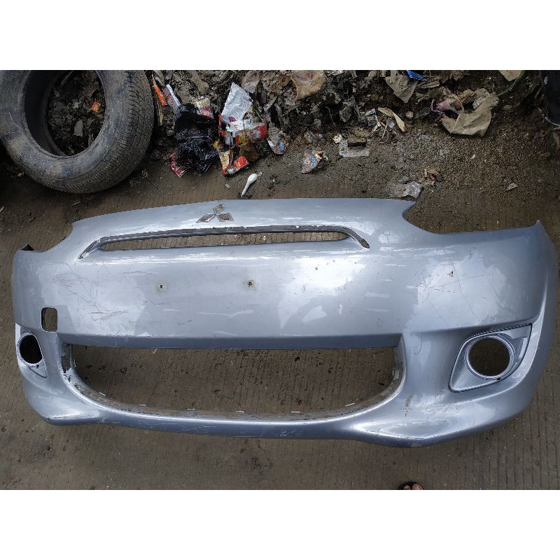 bumper depan mirage 2014