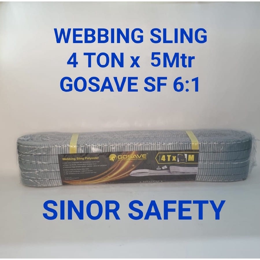 Webbing SLING 4 Ton x 5 Meter Tali Pengikat Pengangkat Barang