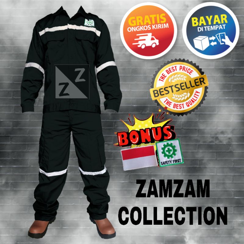 Tampil Keren &amp; Aman dengan Wearpack Safety American Drill Warna Stylish – Original &amp; Terbaik! Beli Sekarang, Stok Terbatas!