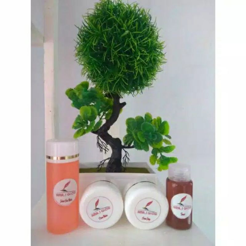(SUPER GLOW) A M A.J GLOW/Skincare/1Paket