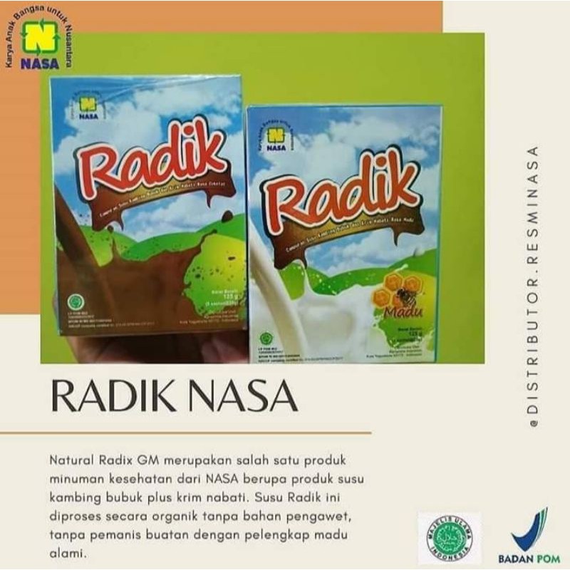 

Susu Kambing Etawa Murni - Susu Radik Coklat + Susu Radik Madu - Susu Penggemuk Badan