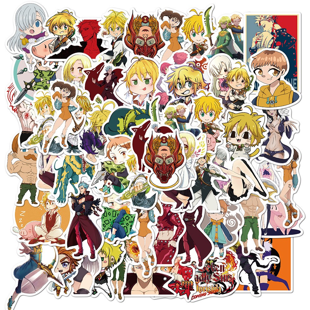 SDS001 – Sticker / Stiker Anime Seven Deadly Sins