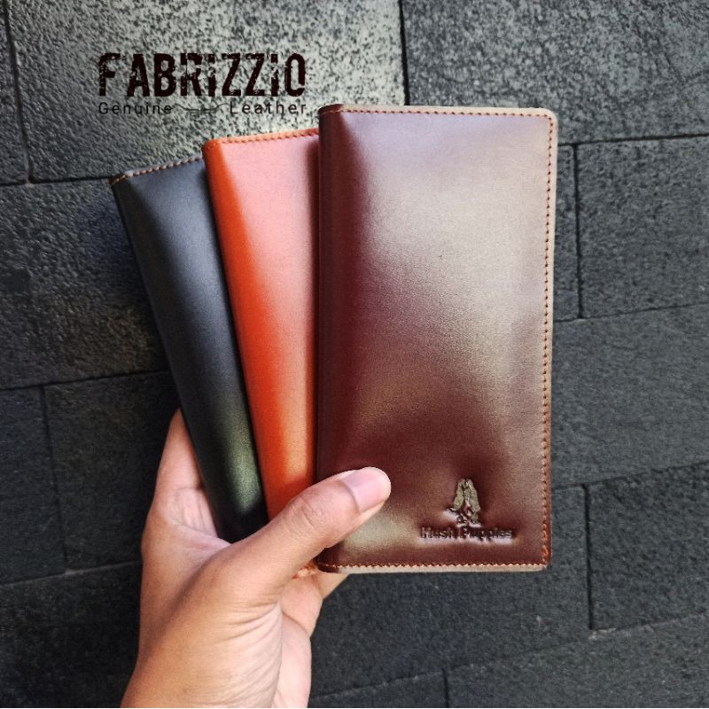 dompet panjang kulit asli