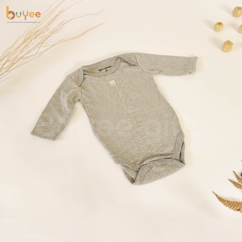 Baby Jumper | Baju Bayi Lengan Panjang Polos | Jumpsuit bayi 0-6 bulan