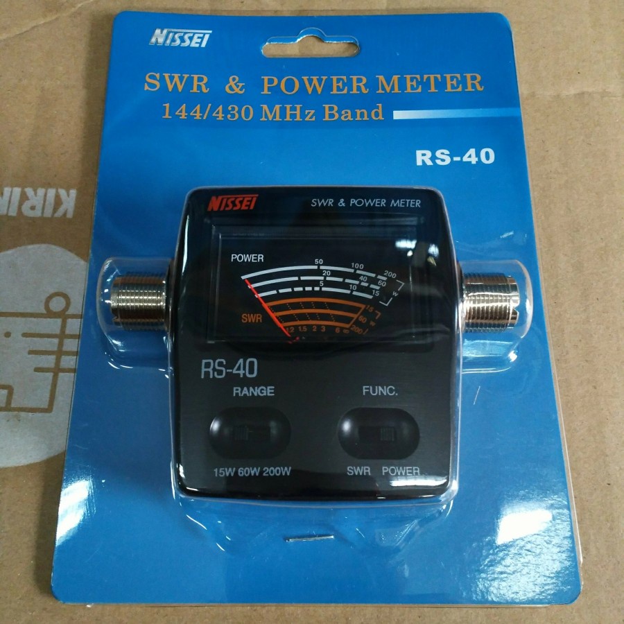 swr power meter niseei RS-40 alat cek power radio dan swr antena