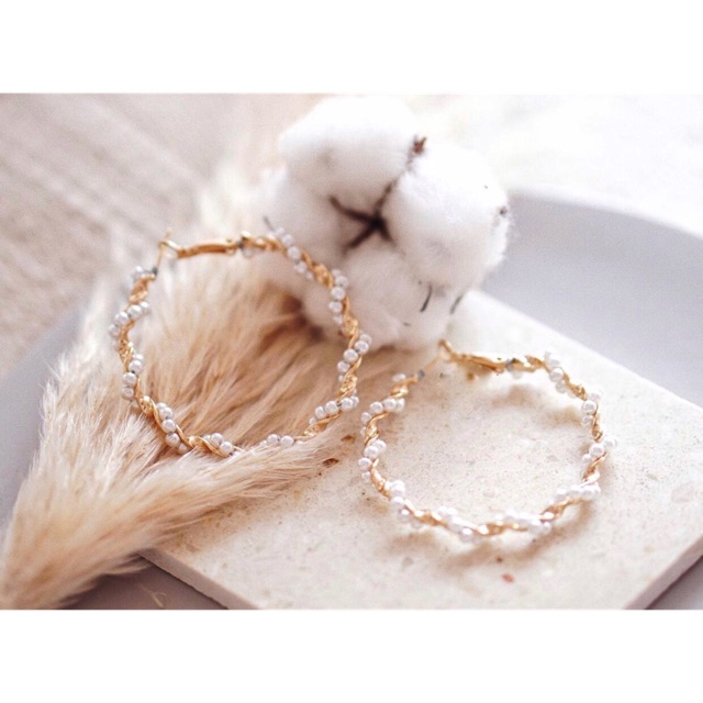 Tania Earrings / Anting Bulat / Anting Fashion / Anting Import / Anting Panjang / Anting Korea