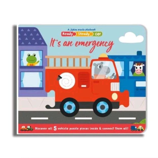 Buku Boardbook Puzzle Playbook : Ready Steady Go It's an Emergency