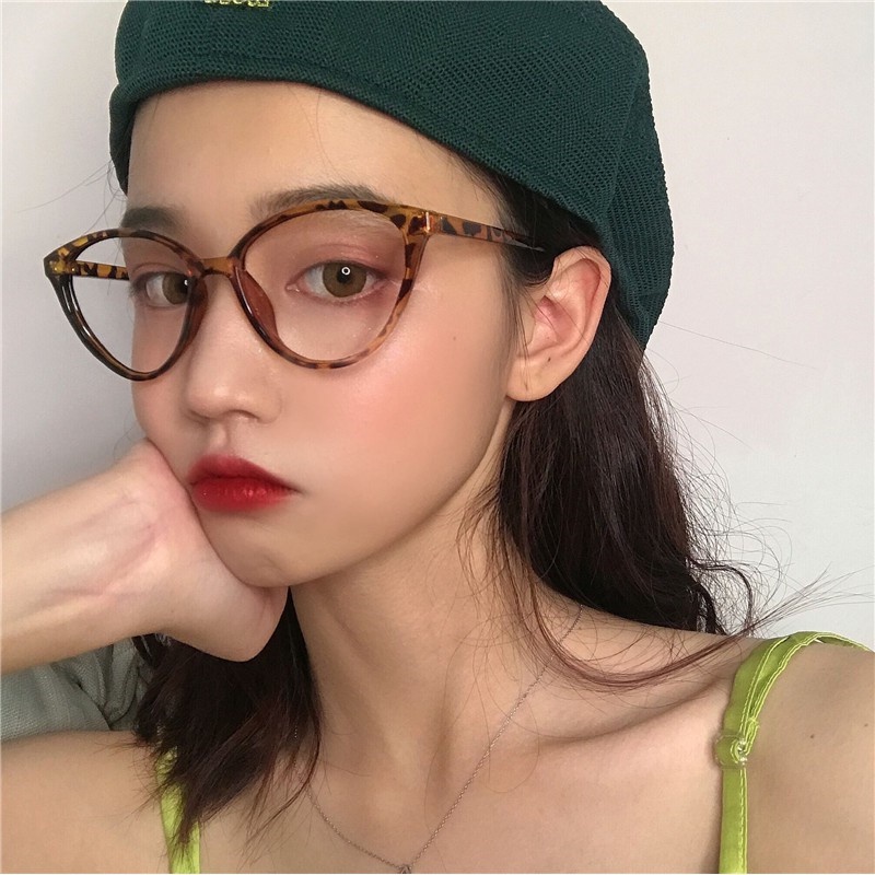 Zomi Kacamata Optik Model Cat Eye Gaya Retro Untuk Wanita