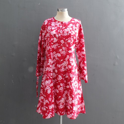 Baju Muslim Tunik Floral Wanita Murah Terbaru Merah Muda Baju Muslim Tunik Floral Wanita Murah Terbaru Merah Muda