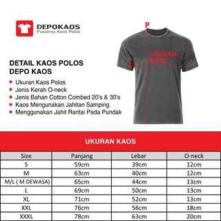  KAOS  POLOS  PENDEK PUTIH  KATUN COMBED 24s UNISEX 