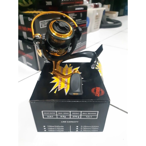 reel Centro Mizuno Pro 1000 power handle