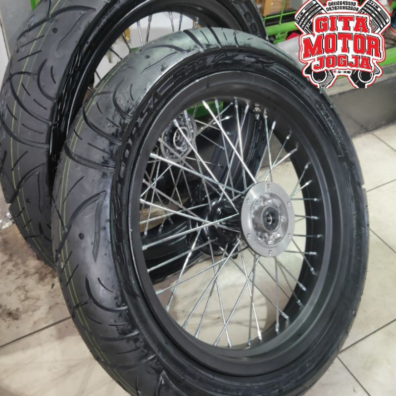 ban set supermoto klx