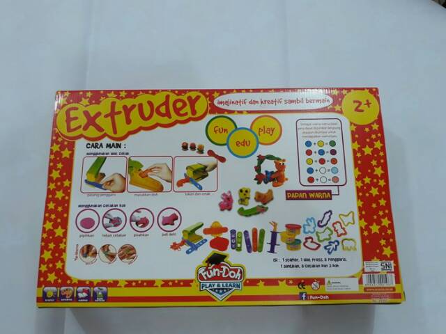 Fun doh Extruder Mainan Edukasi Anak/Mainan lilin anak s1