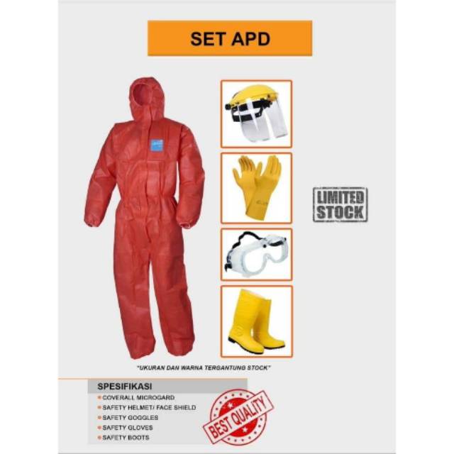 Set APD outdoor Lengkap