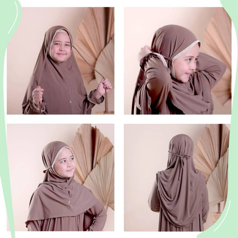 Hijab Leana Couple Kids and Moms By Aahva Indonesia