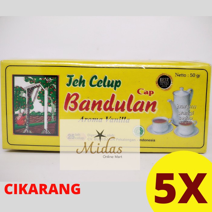 

Teh Bandulan Celup Vanili 5 Pcs