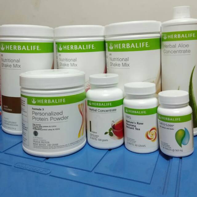 Paket Diet Hemat Komplit Sebulan Herbalife Original Shopee Indonesia