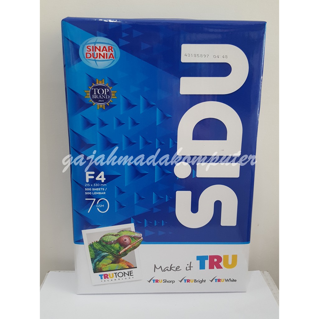 

Kertas HVS F4 FOLIO 70 gr 70 75 gsm 70gram SIDU Sinar Dunia