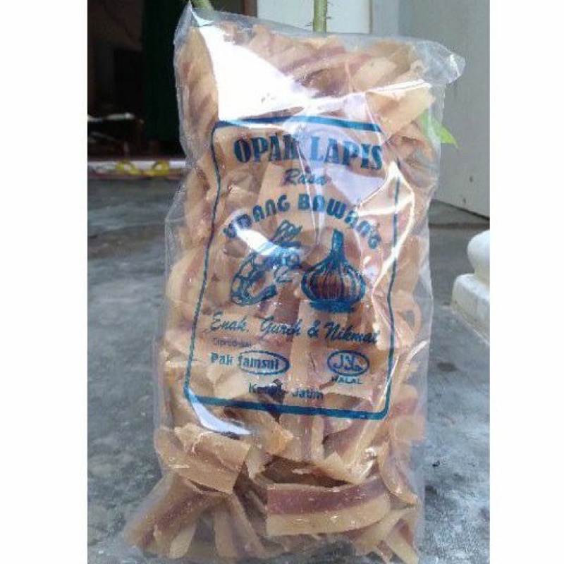 (krupuk lapis) kerupuk mentah kerecek krupuk lapis rasa udang bawang