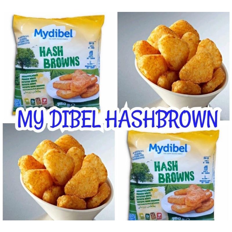 

Nuget kentang Mydibel hashbrown 750 gram nuget kentang premium dan enak