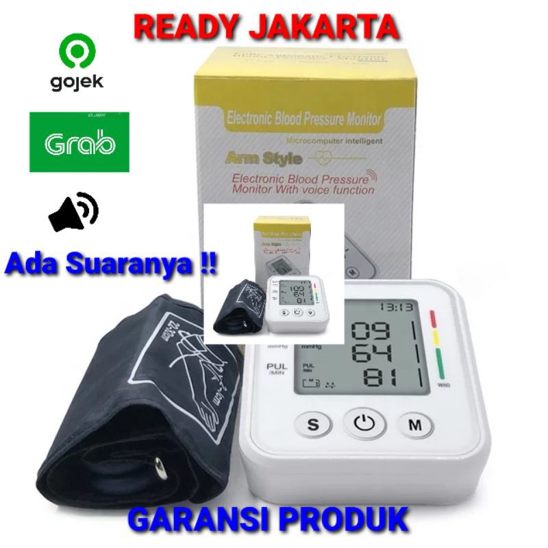 [GARANSI TOKO] Tensimeter Digital LCD Alat Tensi Monitor Blood Pressure TS01