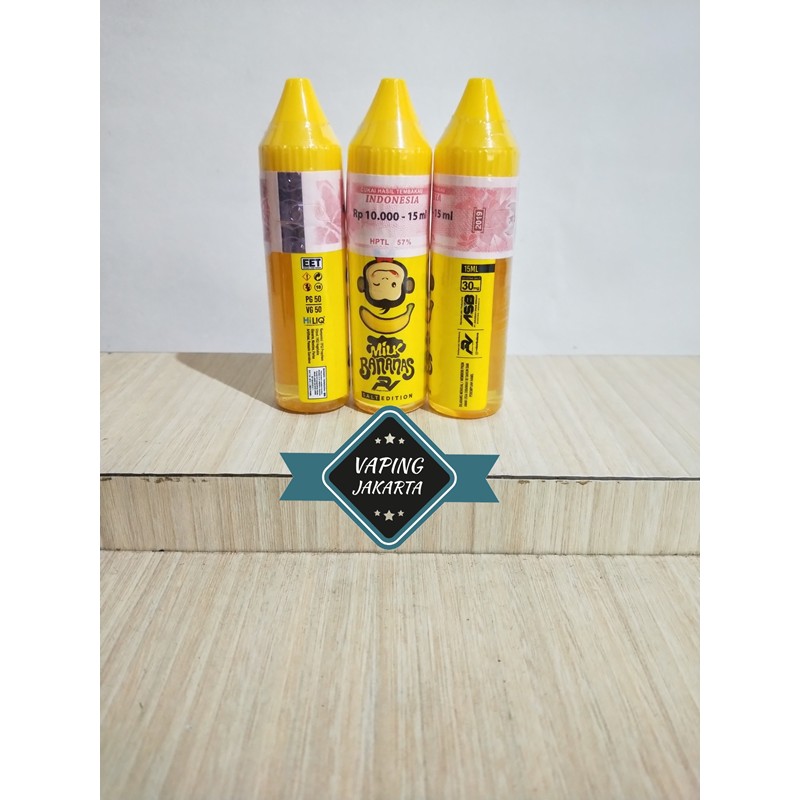 Rv Milk Bananas Salt Nic Susu Banana Premium Eliquid Pod Mod 15ml