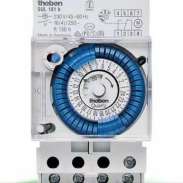 Jual TIMER ANALOG THEBEN SUL181H 220V 16A TIMER OTOMATIS Shopee Indonesia