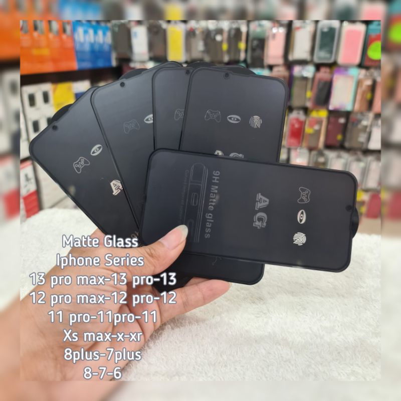 Matte Glass Iphone X / Xs / Xs Max Tempered Glass Iphone Anti Minyak