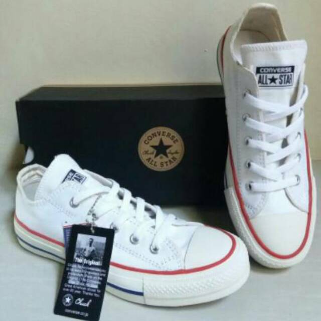 Sepatu Converse putih grade ori list