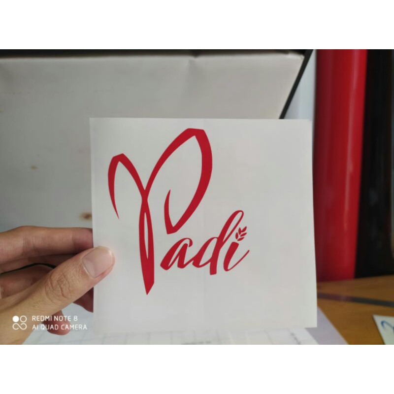 

STIKER PADI 01 CUTTING BAHAN ORACAL CUSTOM LOGO