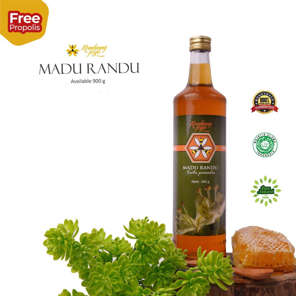 

Madu Kembang Joyo Madu randu 900 gram - Free Ongkir