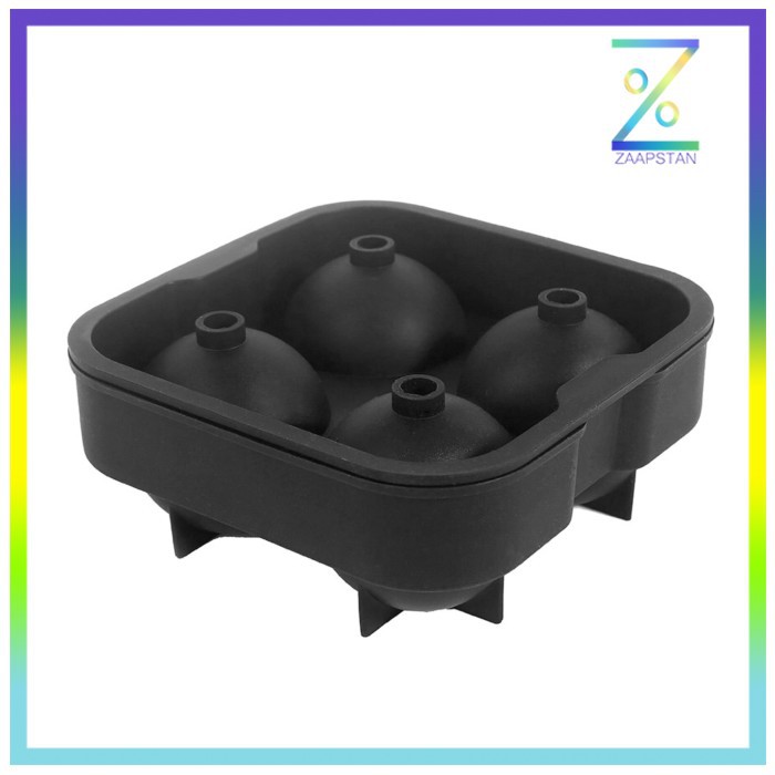 TEENRA Cetakan Es Batu Ice Ball Maker Silicone - TW-159 - Black