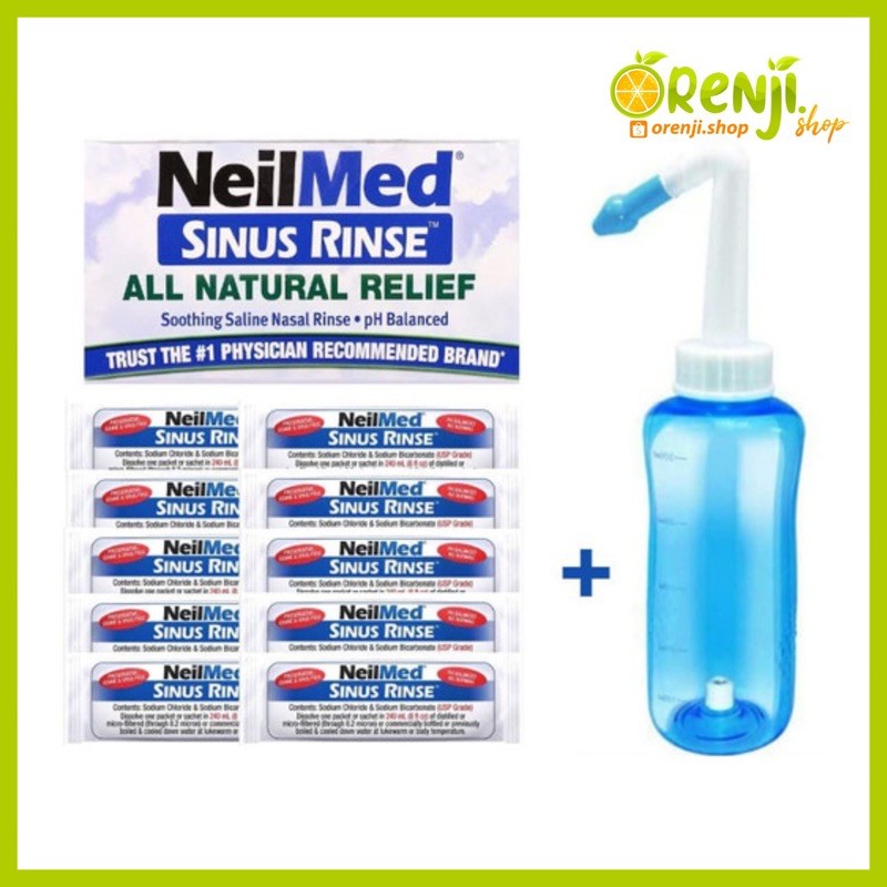 NEILMED Sinus RInse paket / botol saja