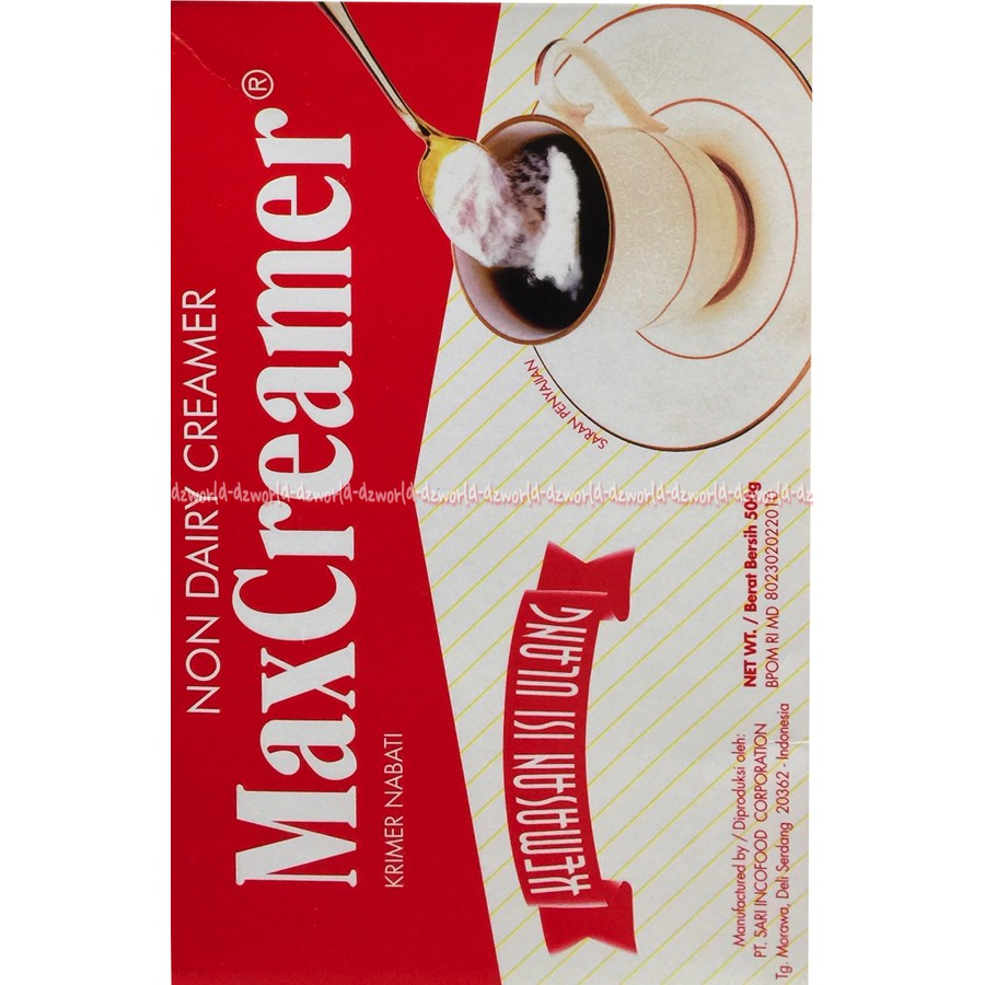 Max creame 500gr Non dairy creamer Krimer Kopi Maxcreame Bubuk Krim Untuk Kopi Coffee Maxkrim Maxcrem