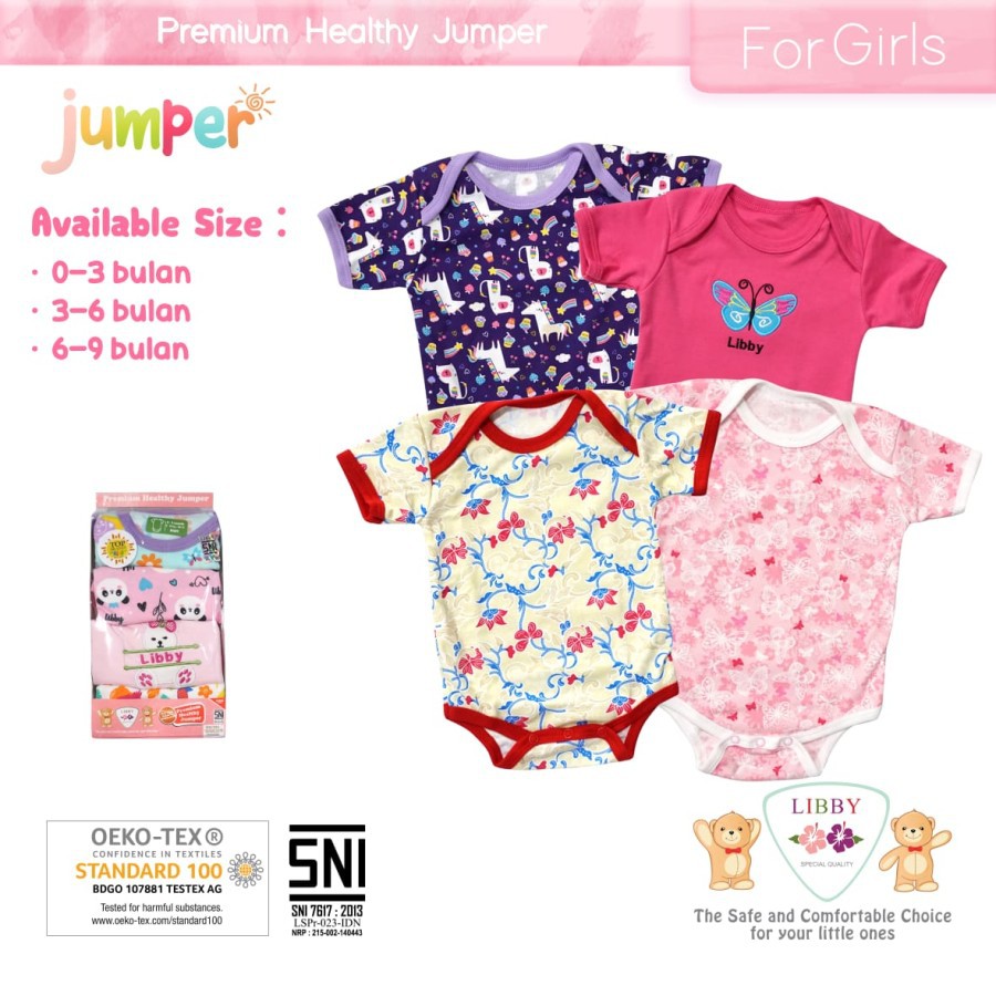 Libby Lullaby Jumper Segitiga 4pk